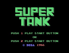 Super Tank Title Screen